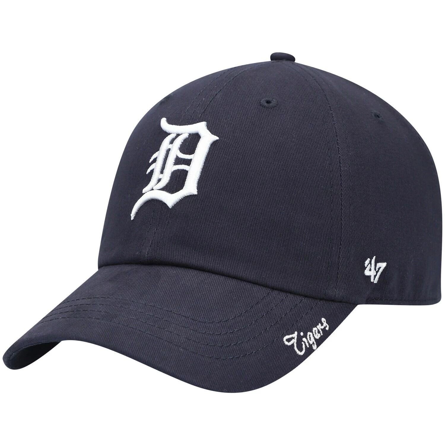 

Женская темно-синяя регулируемая кепка Detroit Tigers Team Miata '47
