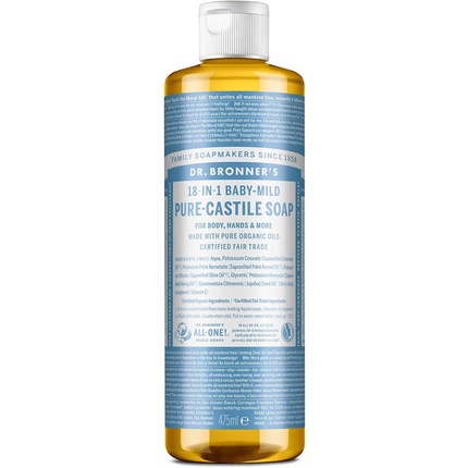 Bronner'S Pure Castile жидкое мыло детское мягкое, 475 мл, Dr Bronners