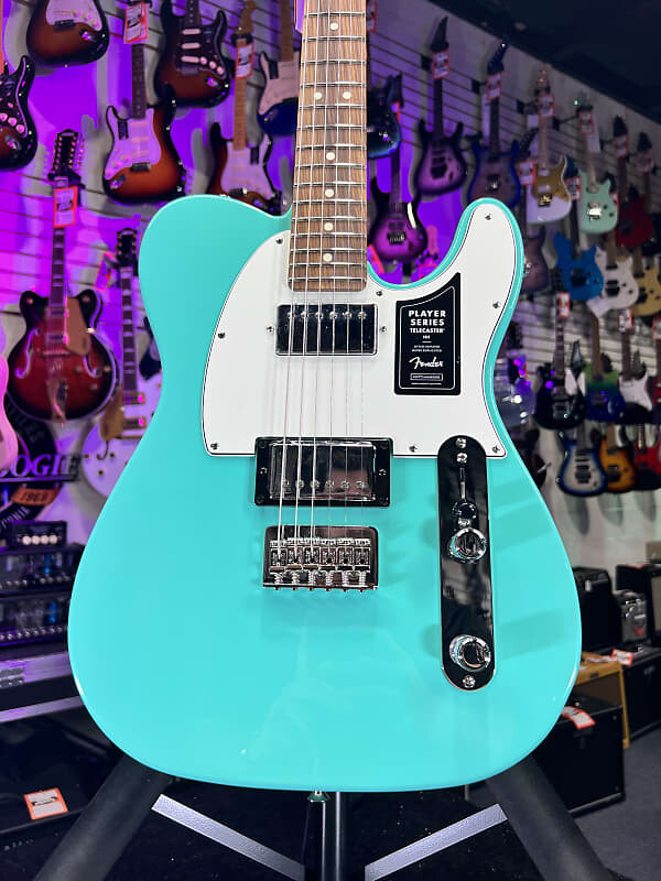 

Электрогитара Fender Player Telecaster HH Electric Guitar - Sea Foam Green with Pau Ferro Fingerboard Auth Deal Free Ship! 225