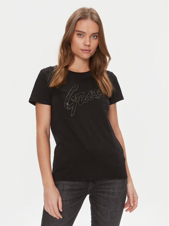 

Футболка стандартного кроя Guess, черный