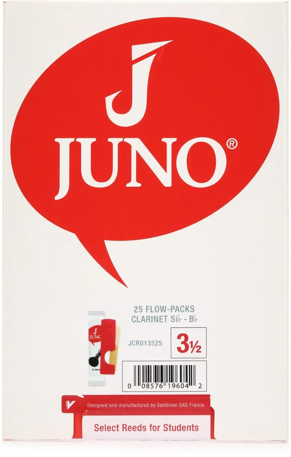 

Juno JCR013525 Трости для кларнета Bb — 3,5 (25 шт. в упаковке)