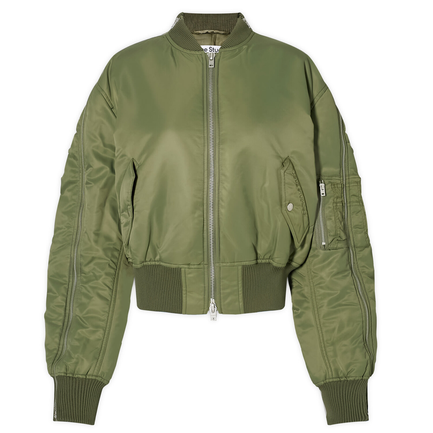 

Куртка бомбер Acne Studios Bomber, цвет Hunter Green