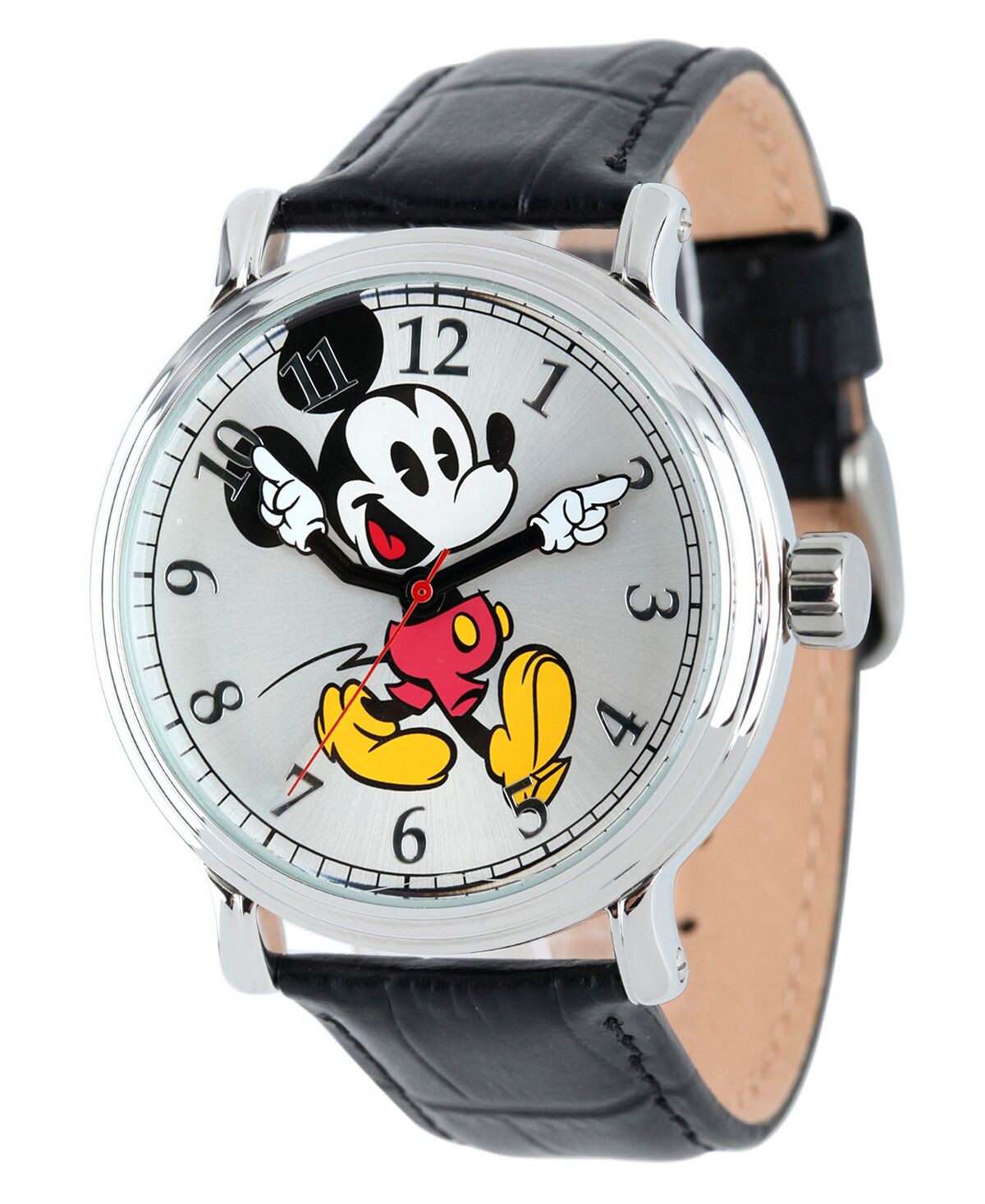 

Мужские блестящие серебряные винтажные часы Disney с Микки Маусом из сплава ewatchfactory