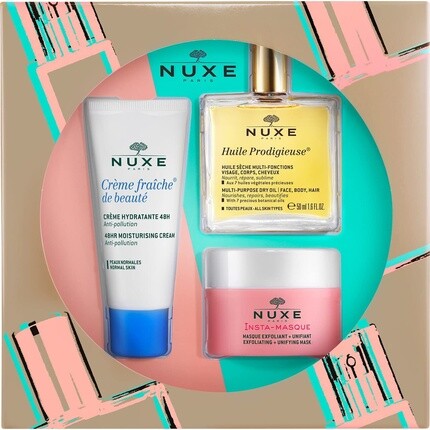 

Essential Set Insta Маска 50мл+ Крем 30мл+Масло 50мл, Nuxe