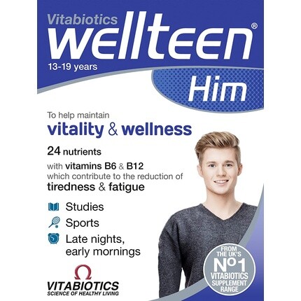 

Vitabiotics Wellteen Him Original 30 таблеток