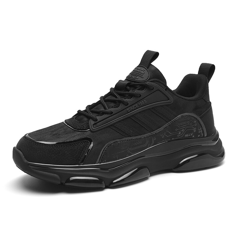 

Кроссовки мужские Lifestyle Shoes Men Low-top Aokang, цвет Black-grey - mesh