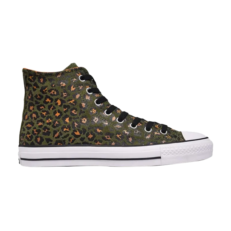 

Кроссовки Converse Chuck Taylor All Star Pro Hi 'Leopard Olive', зеленый