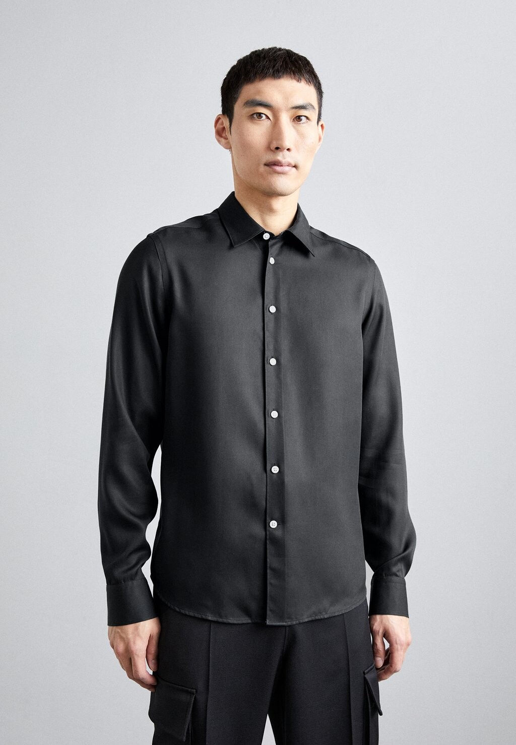 

Деловая рубашка SLIM COMFORT J.LINDEBERG, цвет black