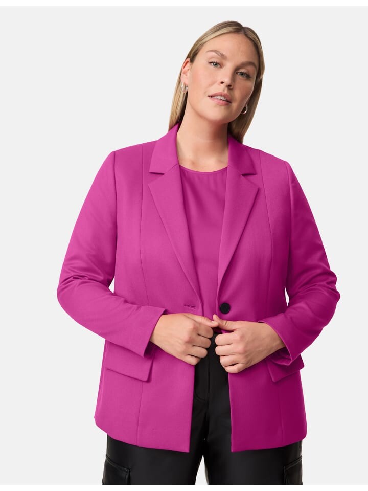 

Блейзер SAMOON Langarm gefüttert, цвет amazing pink