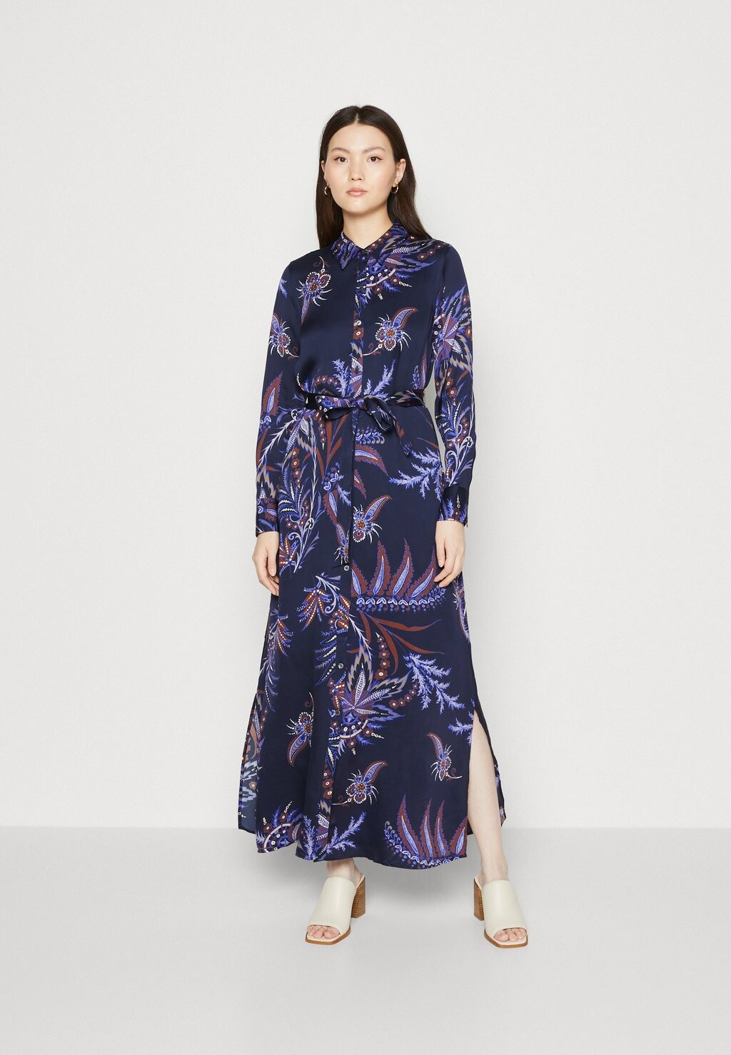 

Длинное платье Banana Republic, синий