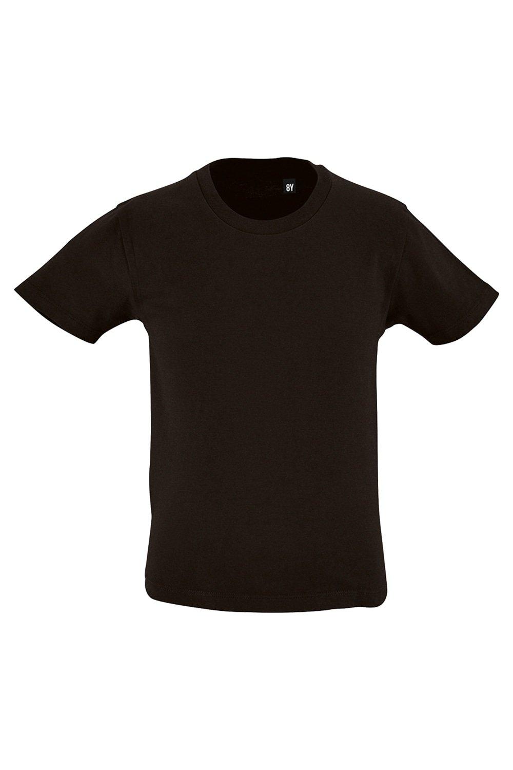 Органическая футболка Milo SOL'S, черный