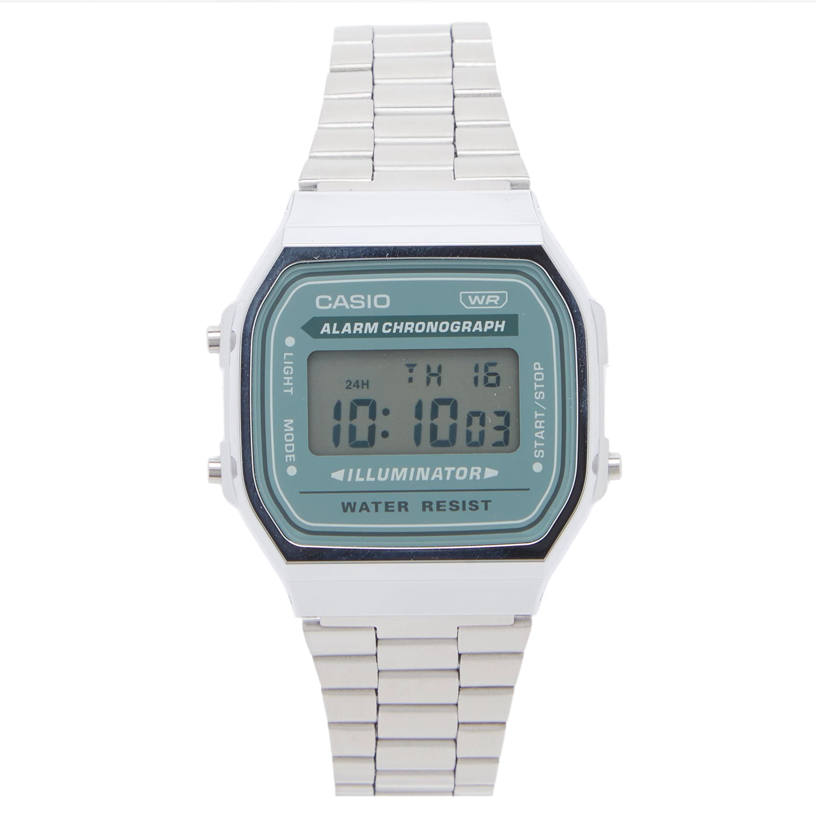 

Часы Casio Vintage A168Wa Watch, серебряный