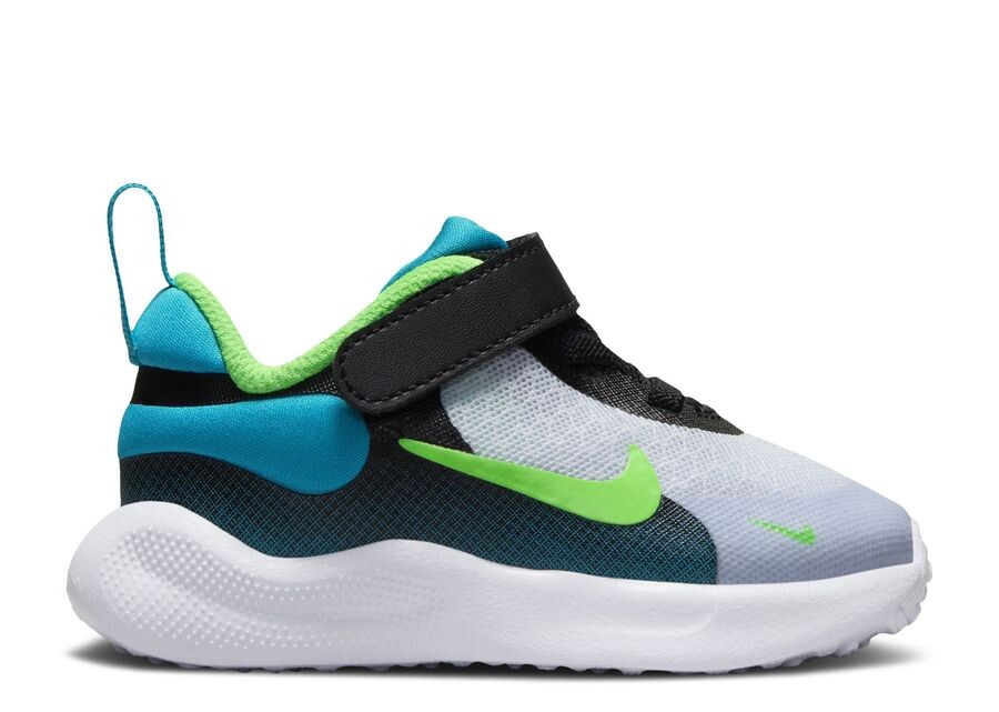 

Кроссовки Nike Revolution 7 Td 'Football Grey Green Strike', серый