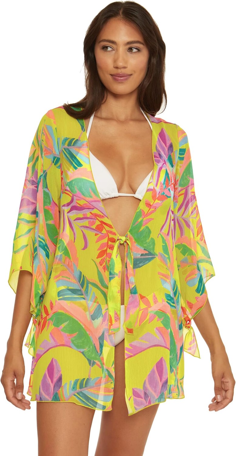 

Туника BECCA Costa Bella Chiffon Tunic Cover-Up, разноцветный