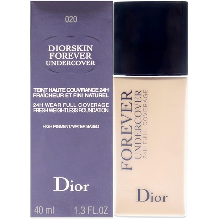 Diorskin Forever Undercover Foundation 020 — Светло-бежевый, 40 мл diorskin forever undercover 24h тон 032