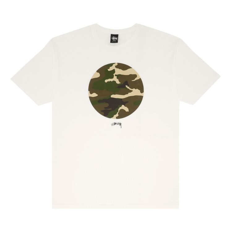 

Футболка Stussy Camo 'White/Green', белый