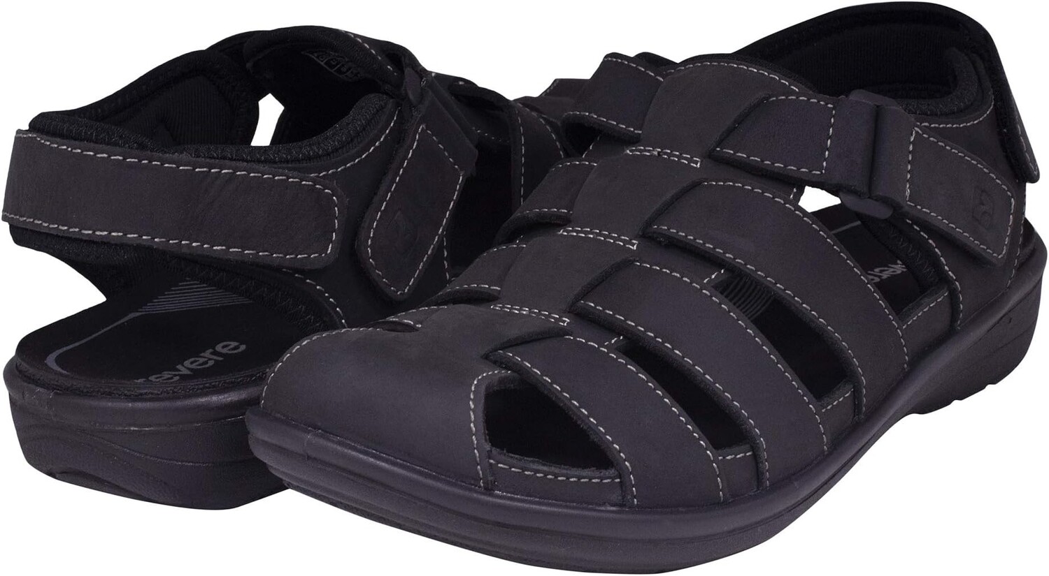 

Сандалии на плоской подошве Amsterdam Revere, цвет Oiled Black