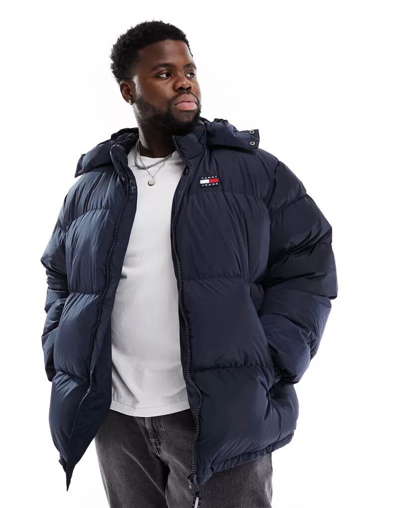 

Темно-синяя стеганая куртка Tommy Jeans Big & Tall Alaska