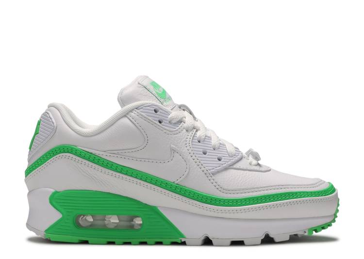 

Кроссовки Nike UNDEFEATED X AIR MAX 90 'WHITE GREEN SPARK', белый, Белый;зеленый