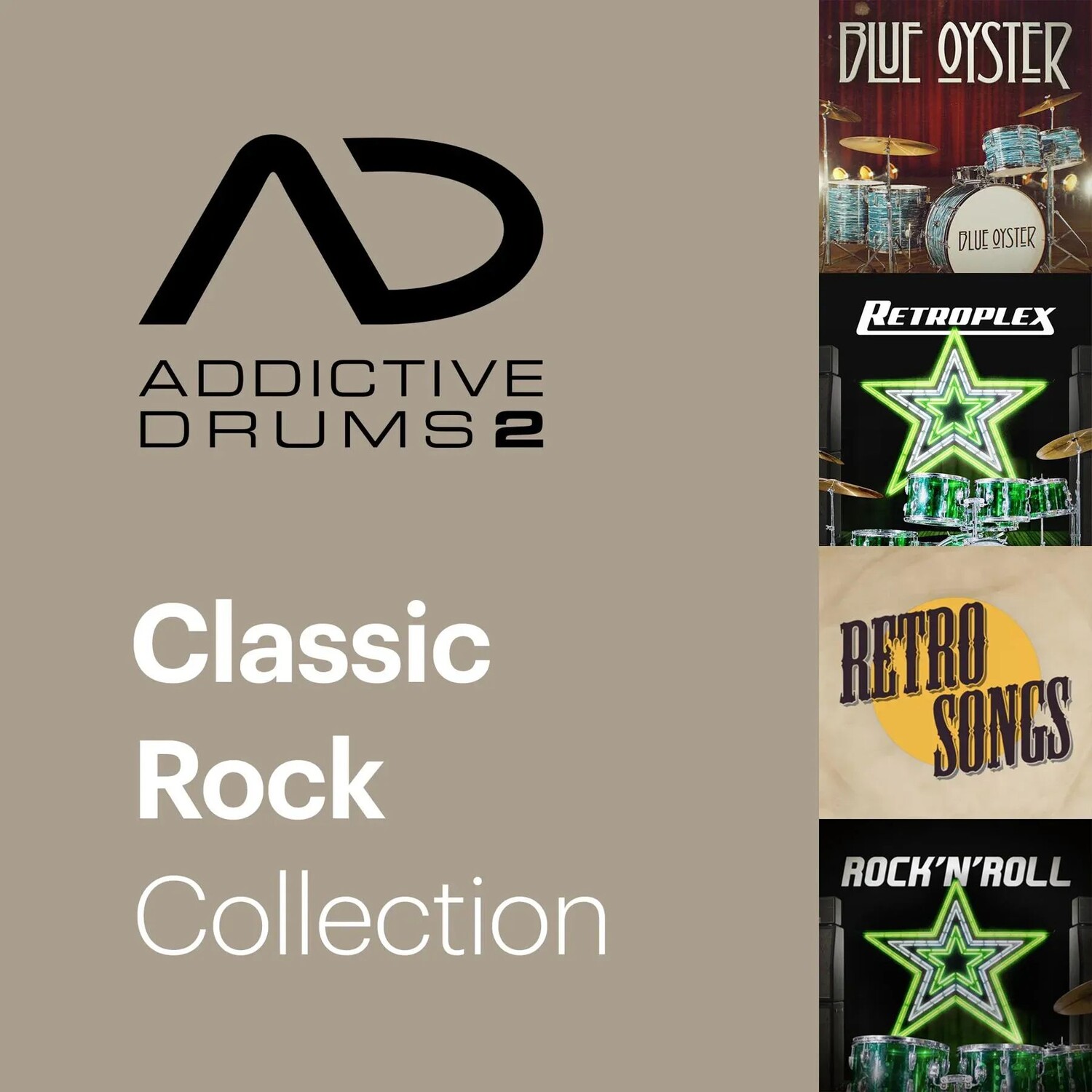 

XLN Audio Addictive Drums 2: пакет расширения Classic Rock Collection