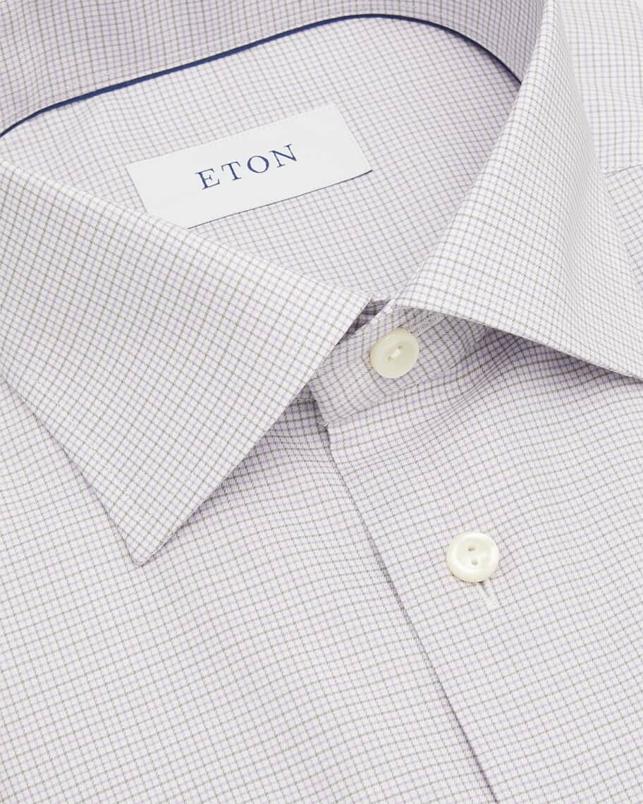 

Мужская классическая рубашка Slim Fit из эластичного хлопка Eton