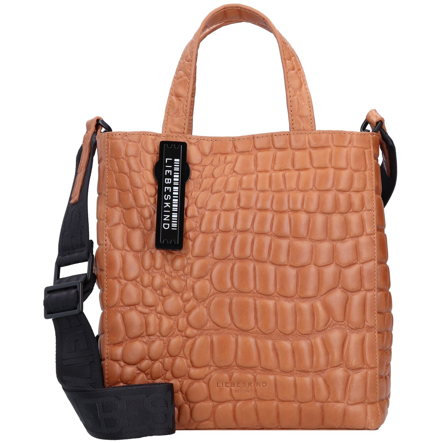 

Сумка LIEBESKIND BERLIN Paper Bag Croco Handtasche 22,5 cm, цвет golden amber