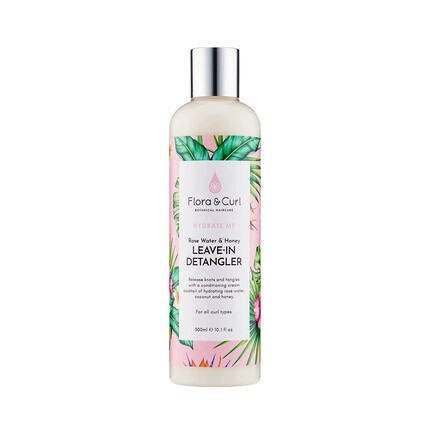 

Несмываемое средство для распутывания волос Bio-Rose & Honey для вьющихся и кудрявых натуральных волос, 300 мл, Flora & Curl