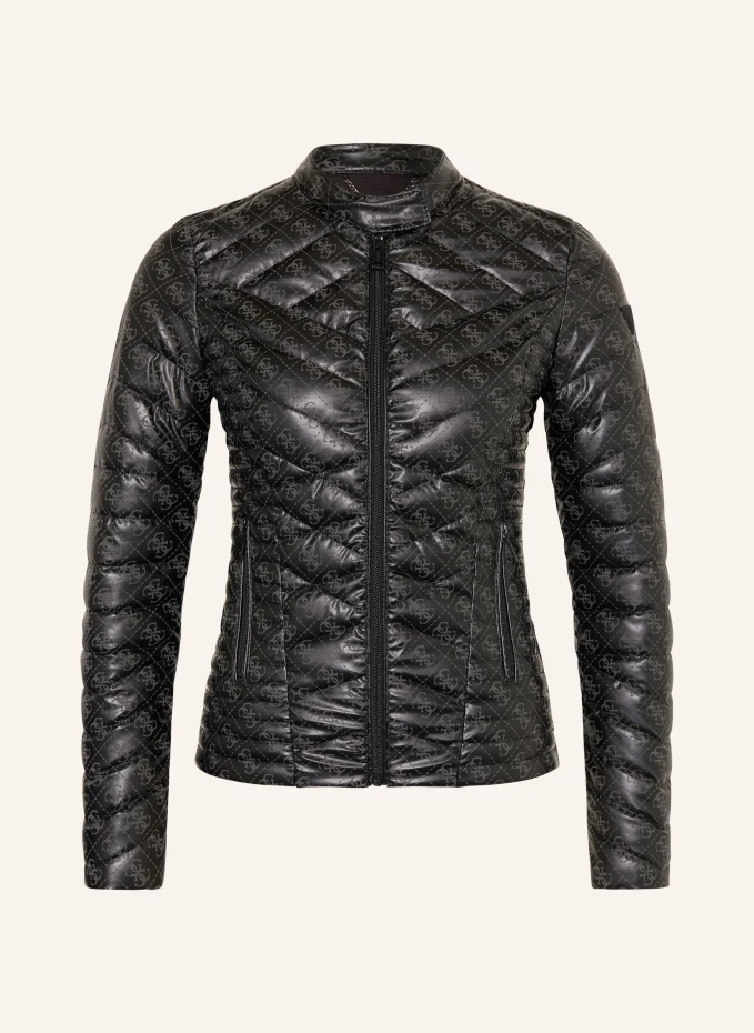 

Стеганая куртка Guess, черный