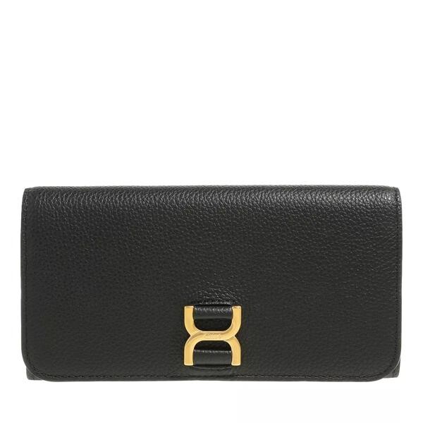 

Кошелек open fold continental wallet Chloé, черный