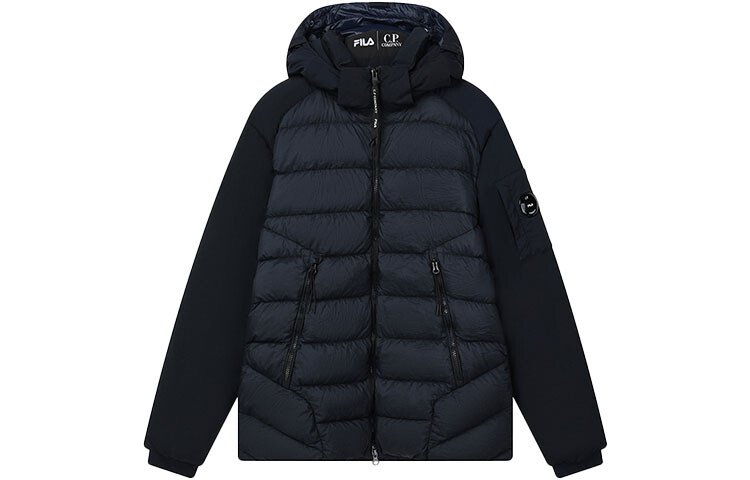 

Cpcompany X CPCompany Collaboration Collection Пуховик мужской темно-синий Fila, темно-синий