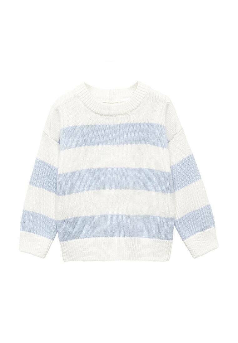 

Вязаный свитер PARMA Mango Kids, цвет modrá obloha