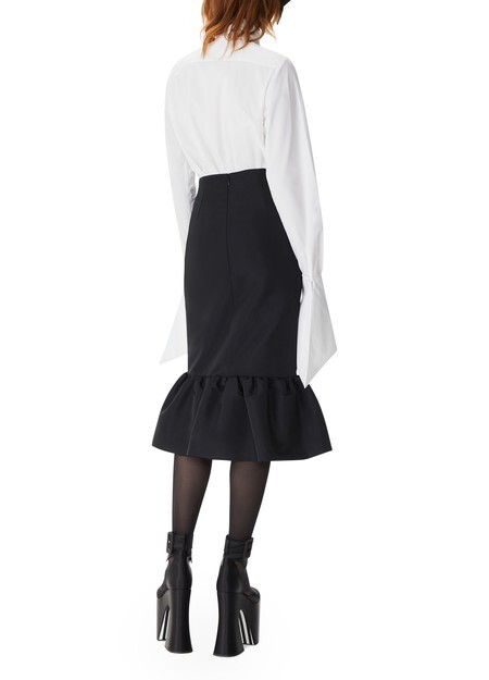

Рубашка из поплина с завязками Nina Ricci, белый
