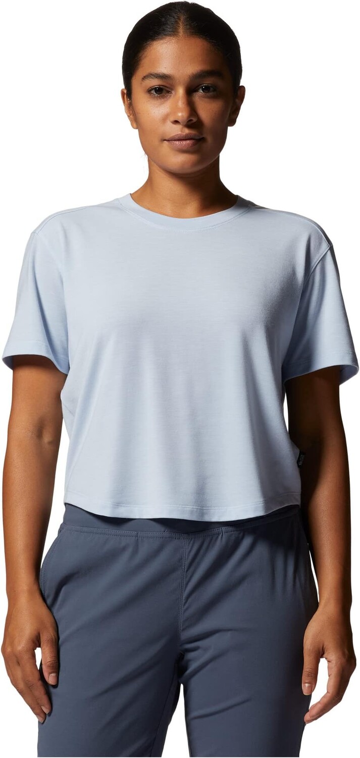 

Рубашка Mountain Hardwear Trek N Go Short Sleeve Shirt, цвет Arctic Ice