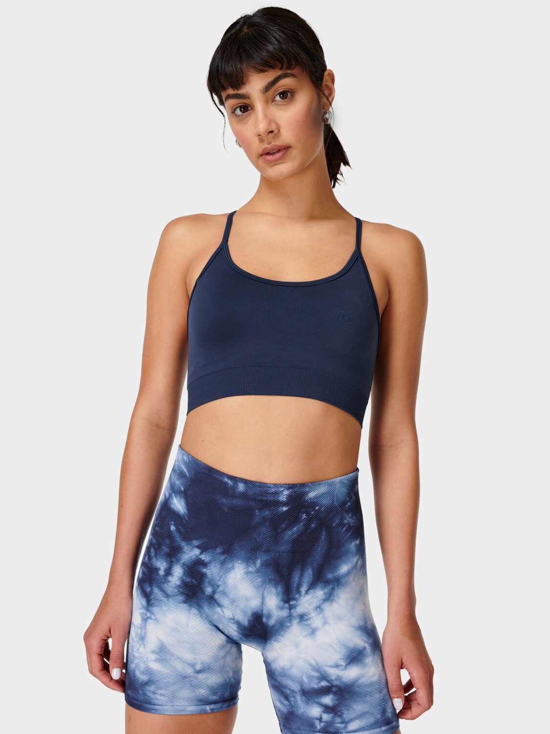 

Спортивный бюстгальтер Sweaty Betty Tranquil, темно-синий
