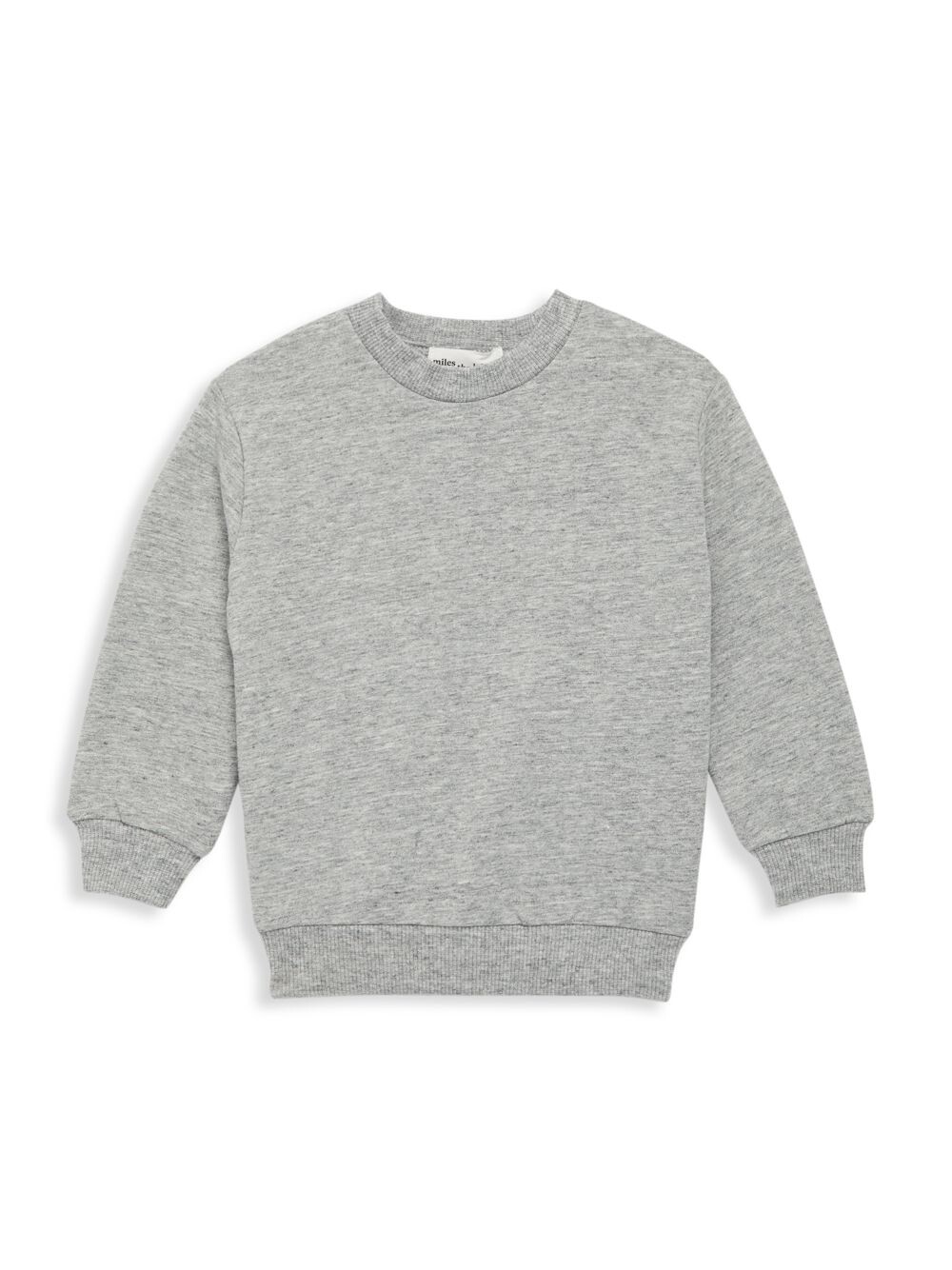 

Толстовка с круглым вырезом для маленьких мальчиков Basics Miles the Label, серый