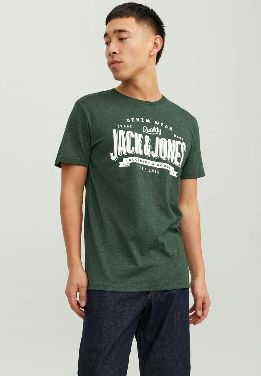 

Футболка с принтом Jack & Jones, зеленый