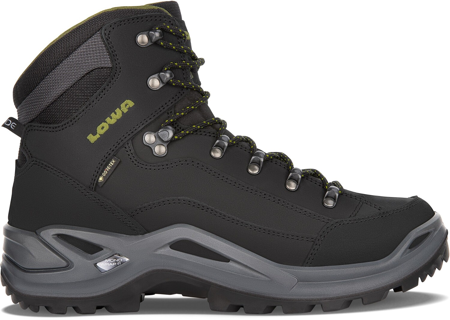 

Походные ботинки Renegade GTX Mid — мужские Lowa, черный