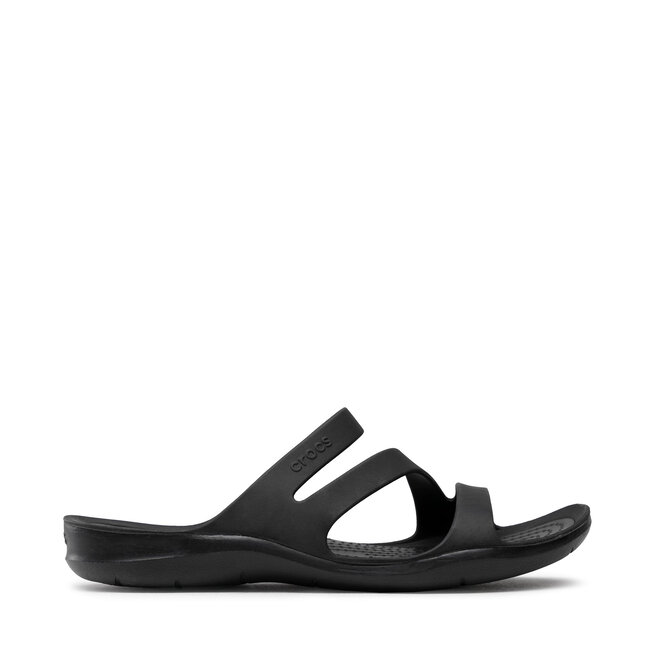 Шлепанцы Crocs Swiftwater Sandal W 203998 Black/Black, черный цена и фото