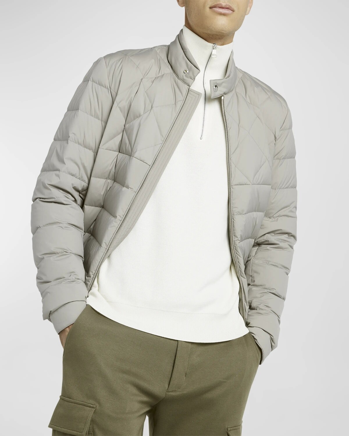 

Мужская куртка Choquart Moncler, цвет Titanium