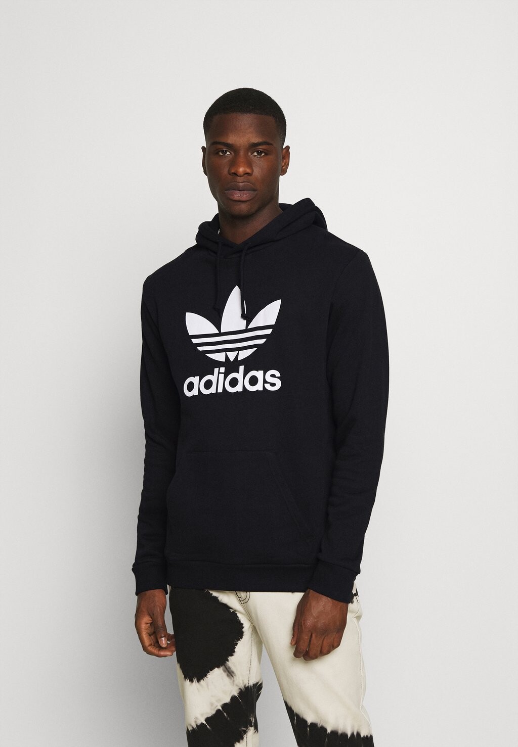 

Толстовка с капюшоном adidas Originals, черно-белый