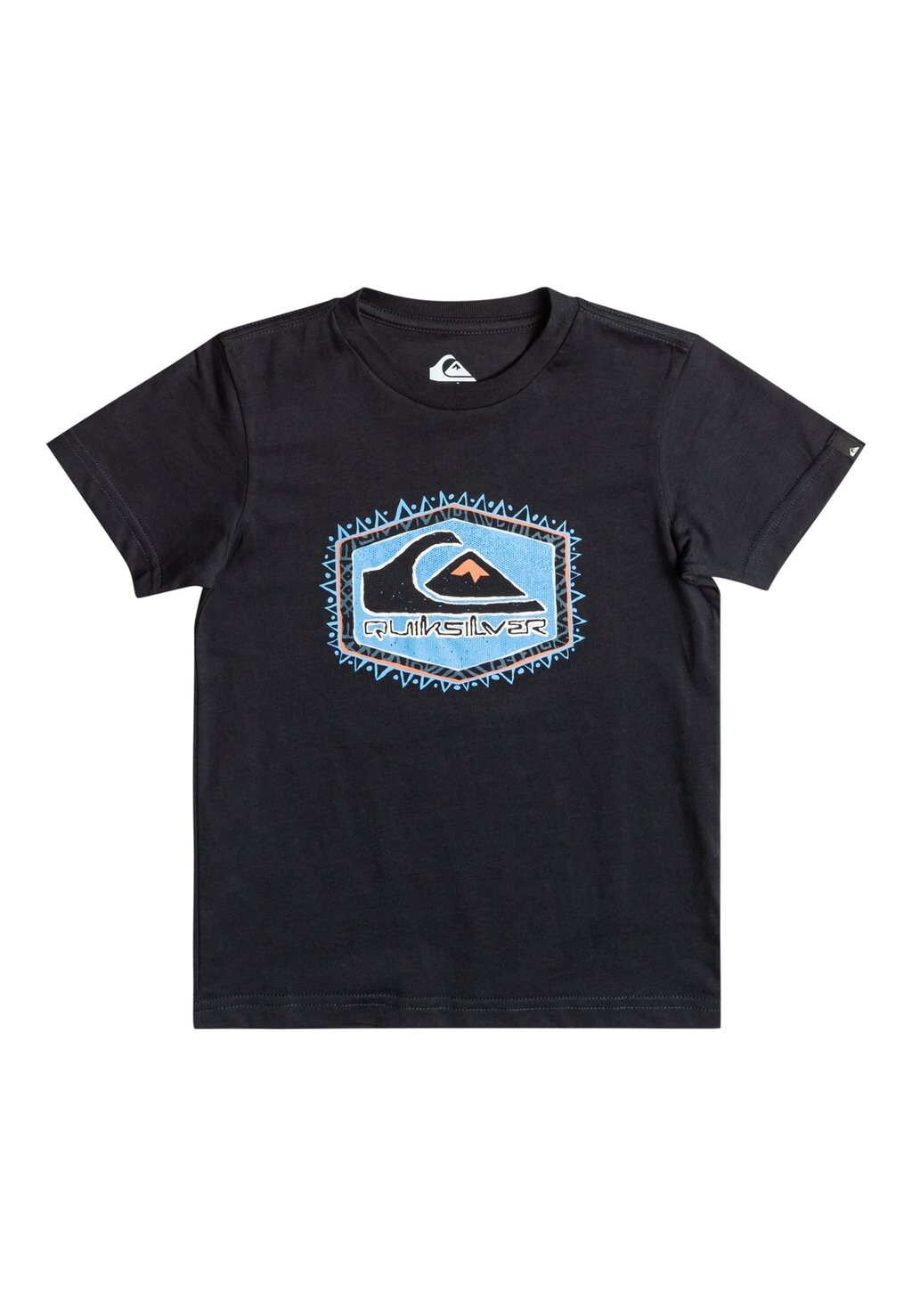 

Футболка с принтом RETRO LINES Quiksilver, цвет black