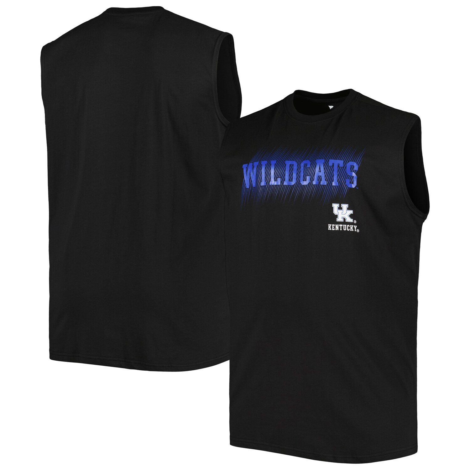 

Мужская черная майка Kentucky Wildcats Big & Tall, Черный