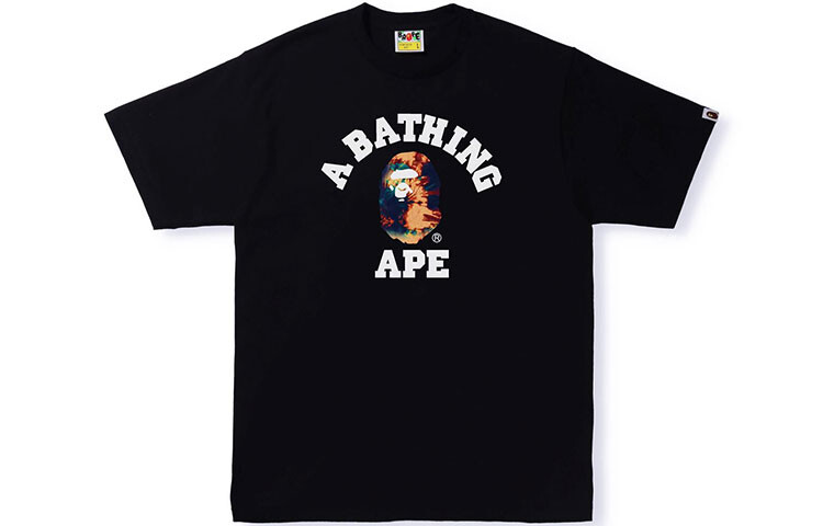 

Футболка Ape Head Series для мужчин A Bathing Ape, черный/синий