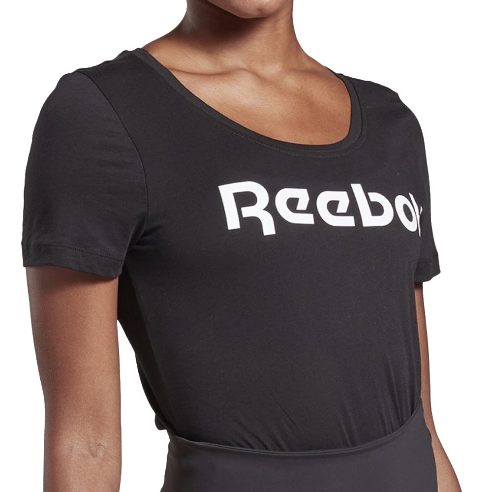 Футболка Reebok Training Essentials Graphic Vector, черный майка reebok te graphic vector tank женщины gn5632 xs