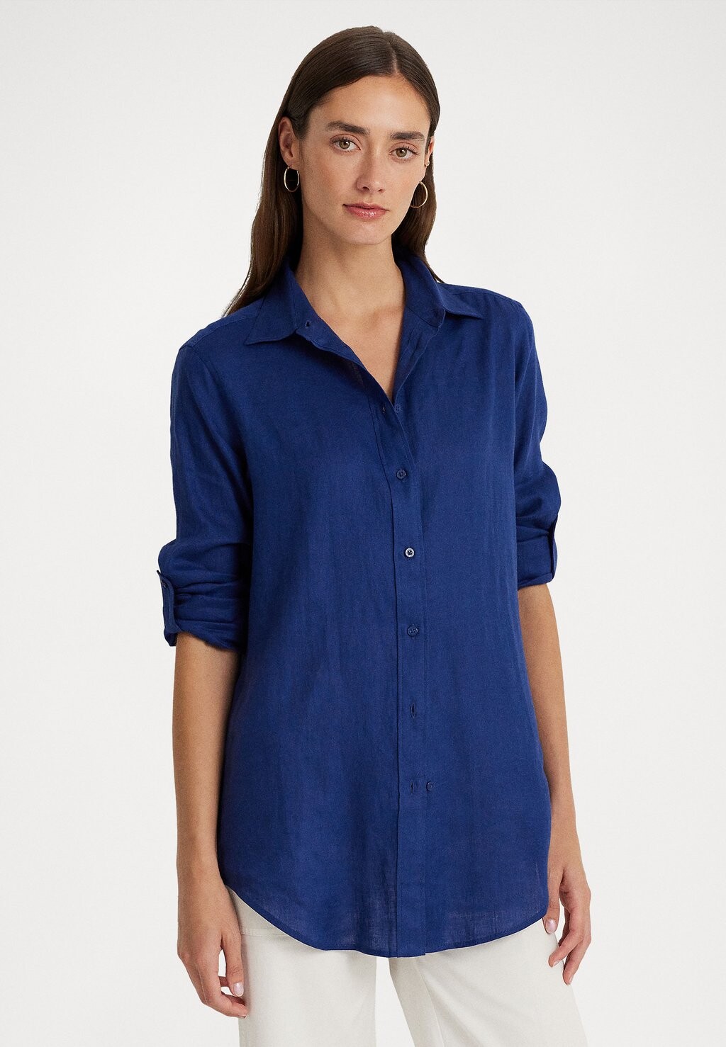 

Рубашка Lauren Ralph Lauren KARRIE LONG SLEEVE, цвет indigo sail