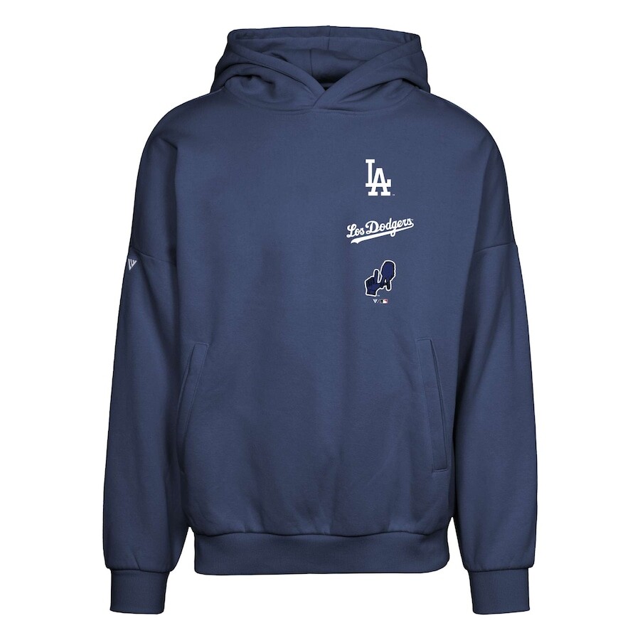 

Пуловер с капюшоном Levelwear Los Angeles Dodgers, нави