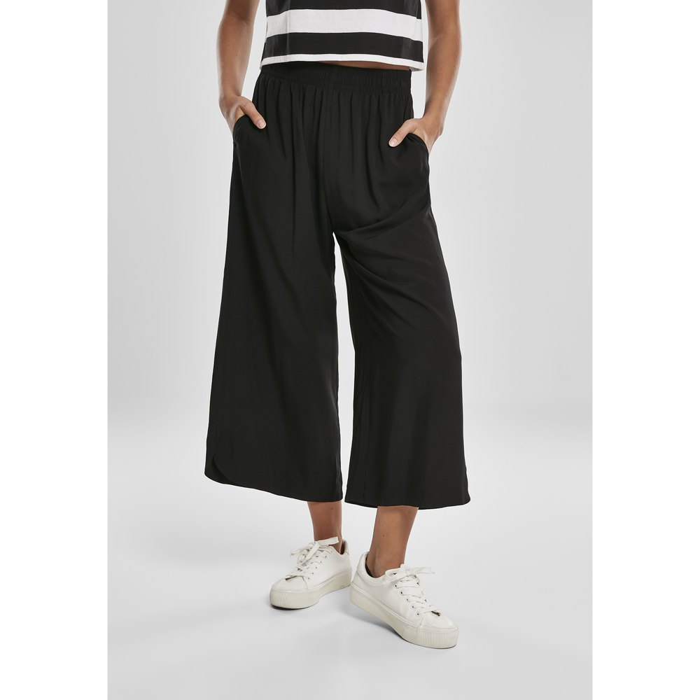 

Брюки Urban Classics Wide Viscose Culotte, черный