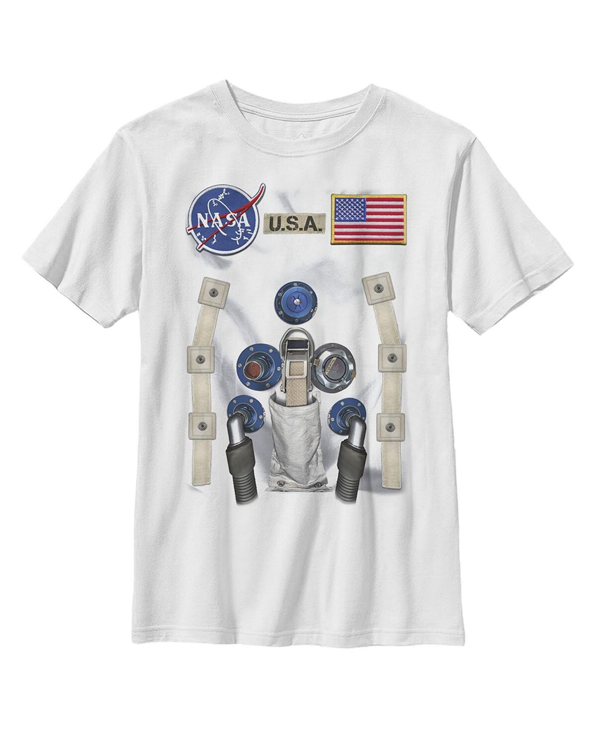 

Костюм космонавта США для мальчика, детская футболка NASA