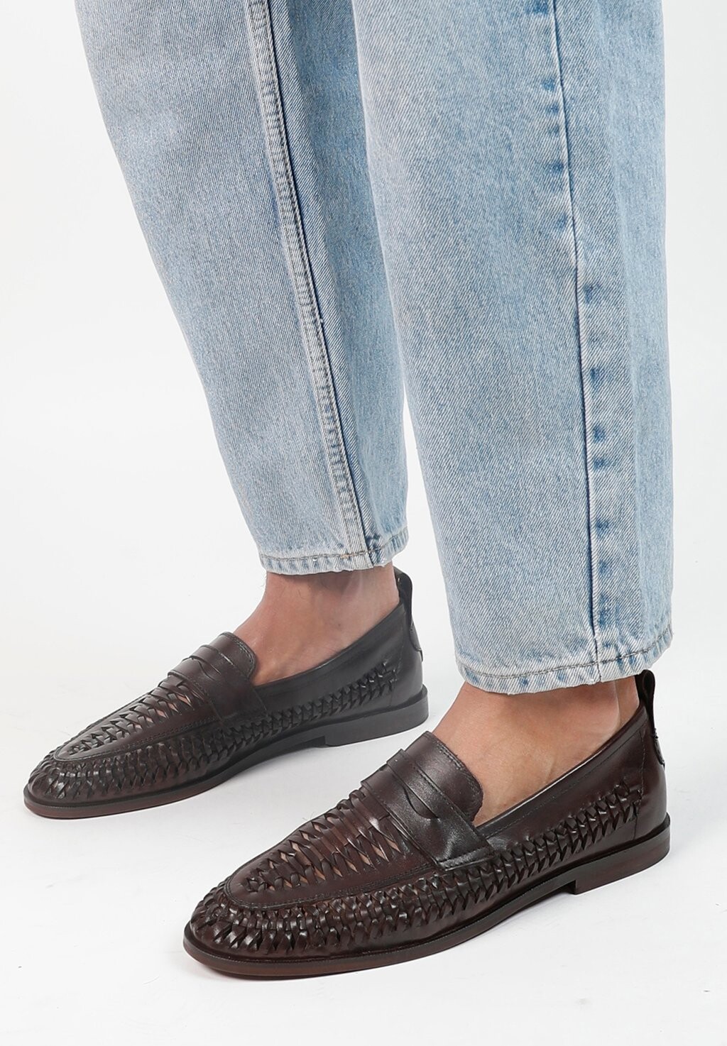 

Тапочки MIT FLECHT DETAILS sacha, цвет brown