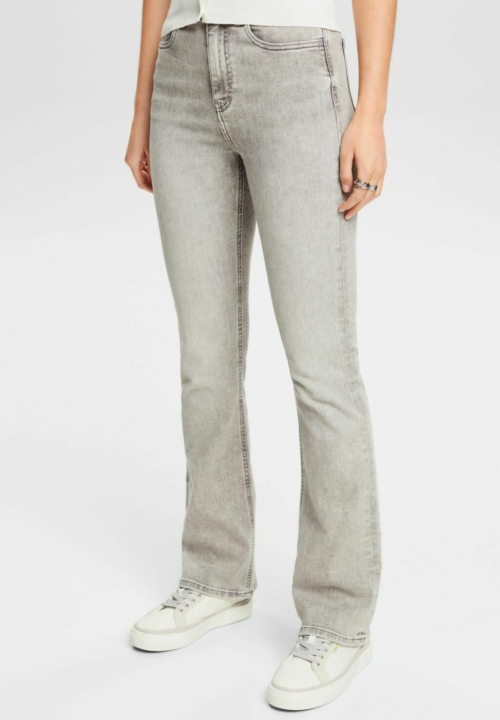 

Джинсы Bootcut RACER MIT ULTRAHOHEM BUND Esprit, светло-серый